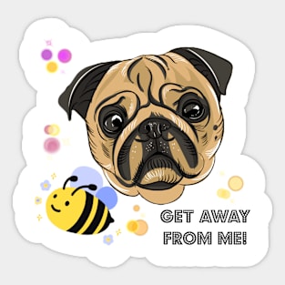 happy bee Sticker